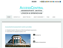 Tablet Screenshot of accesscentral.co.uk